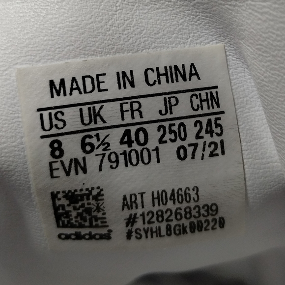 Adidas Bryony Low-top Fashion Sneakers Athletic Shoes Women 8 White Casual - Picture 2 of 9